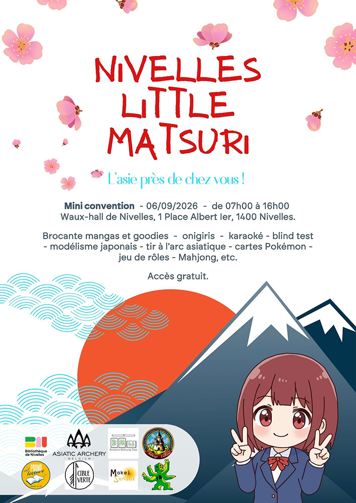 Affiche Nivelles Little Matsuri 2026 light