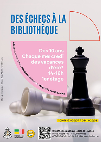 échecs à la bibliothèque été 2025 light