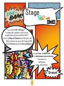 Stage &quot;Pop art Comics&quot;