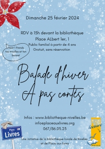 Balade d&#039;hiver à pas contés