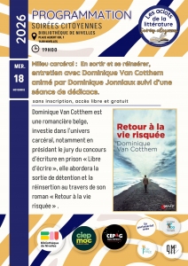 Soirée citoyenne : Milieu carcéral, en sortir et se réinsére...