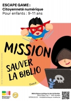 Escape Game : "sauver la bibliothèque"